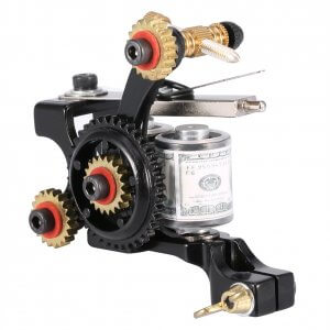 Professional Tattoo Machine Liner Shader Iron Electric Machine 10 Wrap Copper Coils Coloring Lining Body Art Tool,Rotary Tattoo Machine